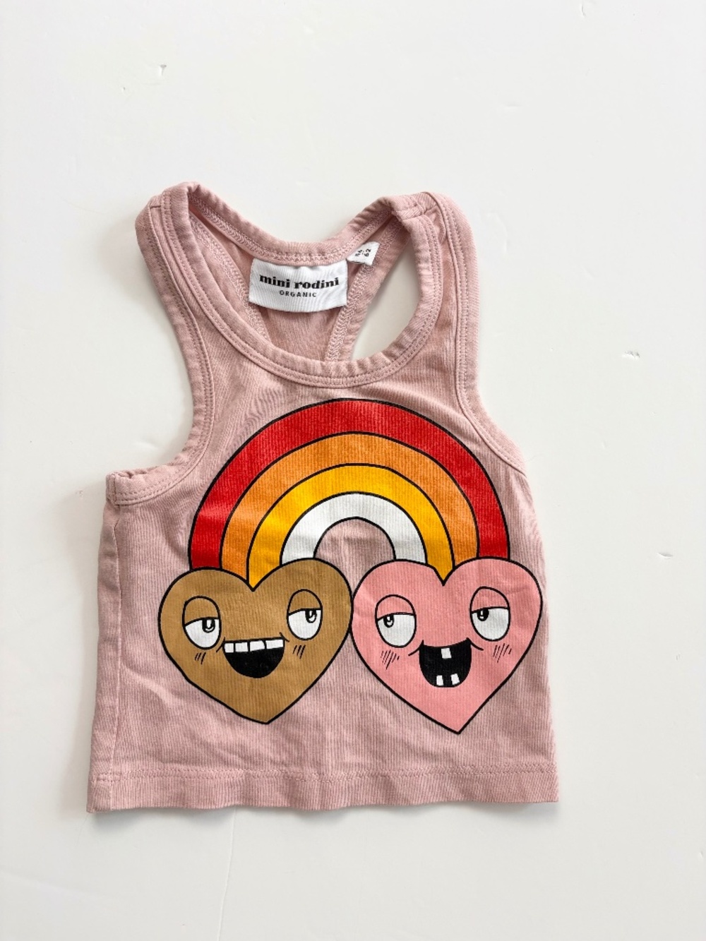 Mini Rodini heart tank top